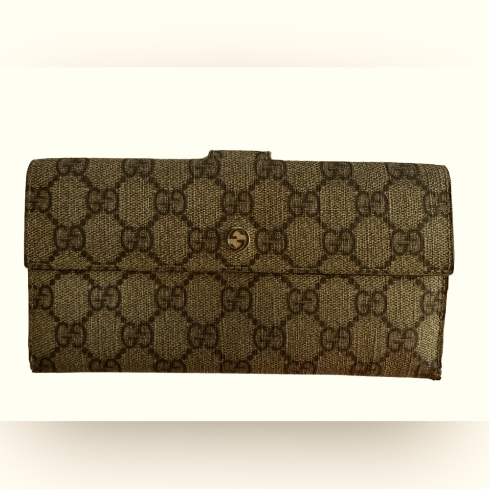Gucci GG Canvas Long Wallet